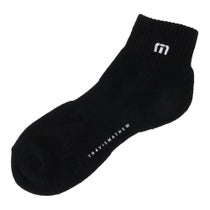 トラヴィスマシュー Travis Mathew　メンズ ショート ソックス 7AL092 0BLK ブラック　2025年モデル