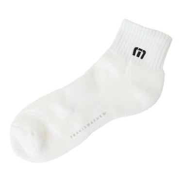 トラヴィスマシュー Travis Mathew　メンズ ショート ソックス 7AL092 1WHT ホワイト　2025年モデル 詳細1
