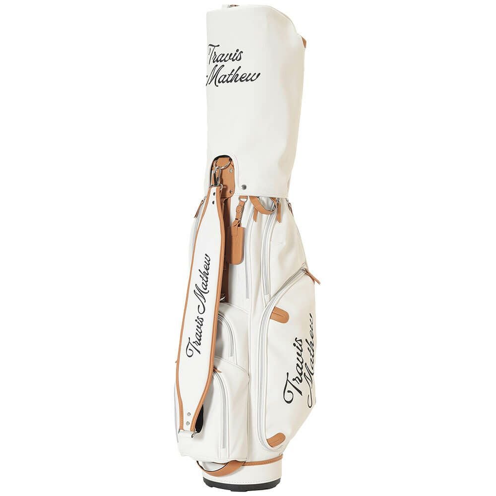 トラヴィスマシュー Travis Mathew　メンズ CANVAS キャディバッグ 7AL902 1WHT ホワイト　2025年モデル 詳細3