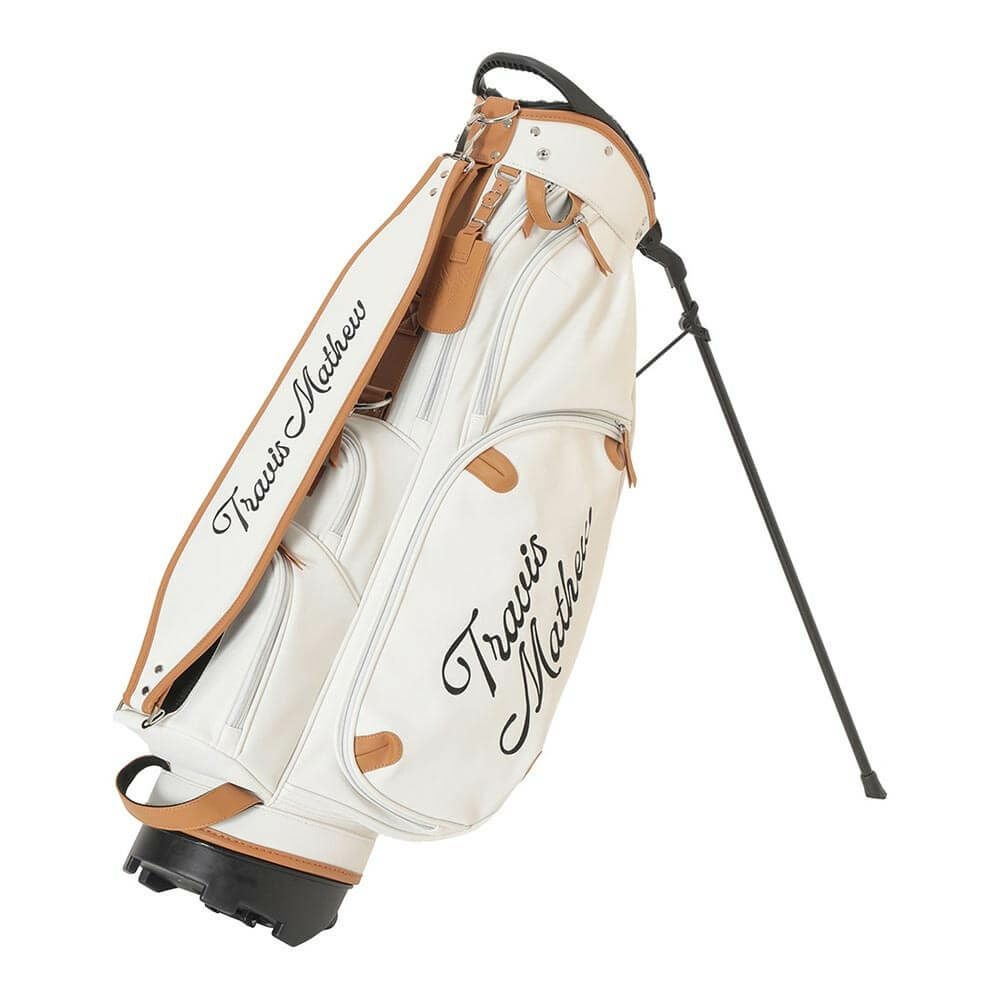 トラヴィスマシュー Travis Mathew メンズ CANVAS スタンド キャディバッグ 7AL903 1WHT ホワイト 2025年モデル