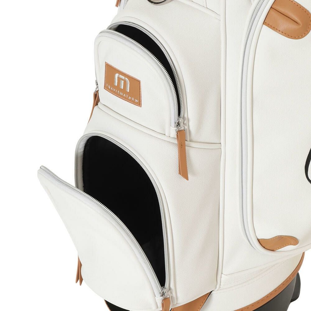 トラヴィスマシュー Travis Mathew　メンズ CANVAS スタンド キャディバッグ 7AL903 1WHT ホワイト　2025年モデル 詳細6