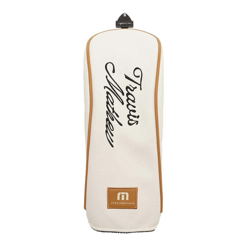 トラヴィスマシュー Travis Mathew CANVAS フェアウェイウッド用 ヘッドカバー 7AL924 1WHT ホワイト 2025年モデル 2025年モデル