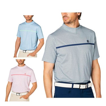 フットジョイ FootJoy　メンズ チェストライン 半袖 モックネックシャツ FJ-S25-S10　2025年モデル 詳細1