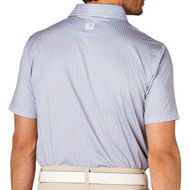 フットジョイ FootJoy　メンズ ジオメトリックプリント ワイドカラー 半袖 ポロシャツ FJ-S25-S12　2025年モデル 詳細12