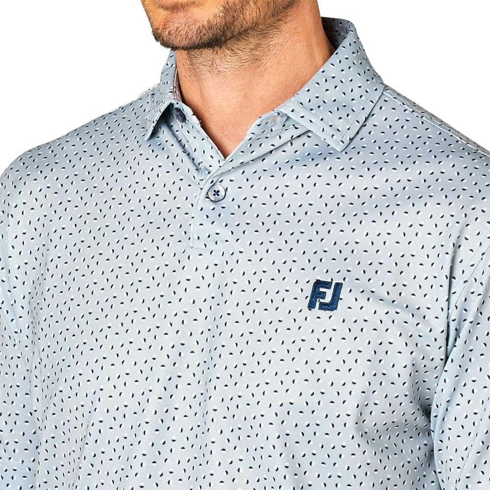 フットジョイ FootJoy メンズ ボールプリント 半袖 ポロシャツ FJ-S25