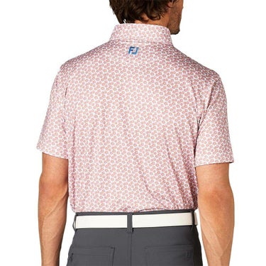フットジョイ FootJoy　メンズ フラワープリント 半袖 ボタンダウン ポロシャツ FJ-S25-S14　2025年モデル 詳細10