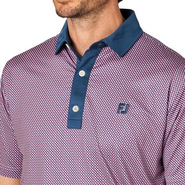 フットジョイ FootJoy　メンズ ダイアゴナル クレリック 半袖 ポロシャツ FJ-S25-S18　2025年モデル 詳細4