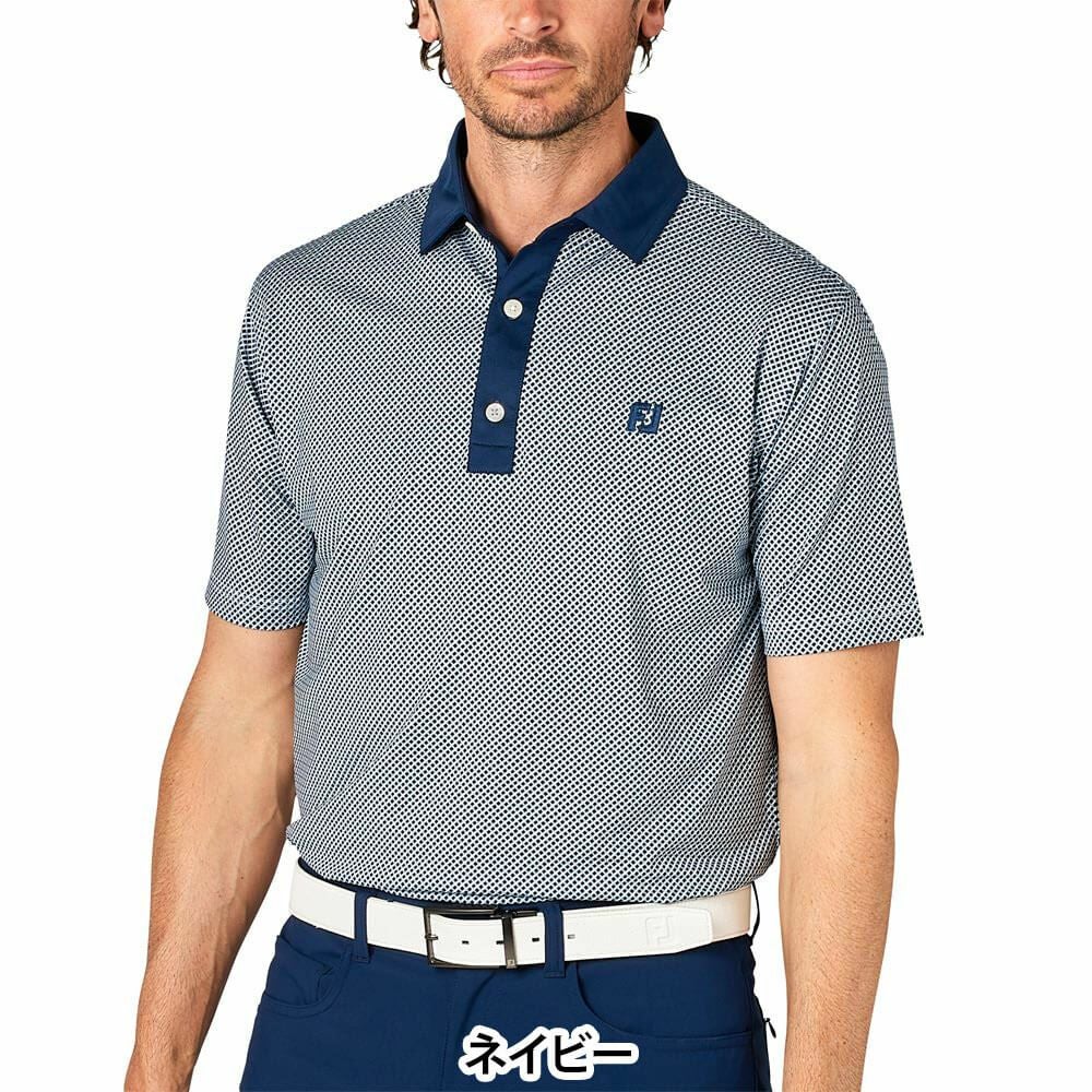 フットジョイ FootJoy メンズ ダイアゴナル クレリック 半袖
