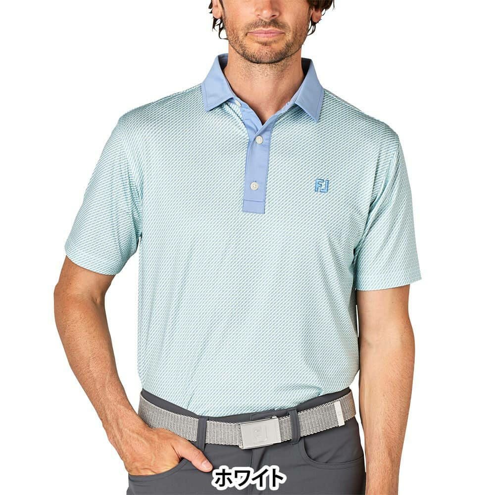 フットジョイ FootJoy メンズ ダイアゴナル クレリック 半袖