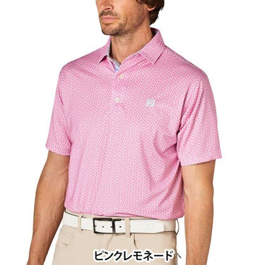 フットジョイ FootJoy　メンズ シトラスプリント 半袖 ポロシャツ FJ-S25-S19　2025年モデル 詳細2
