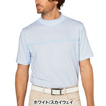 フットジョイ FootJoy　メンズ ループプリント 半袖 モックネックシャツ FJ-S25-S20　2025年モデル