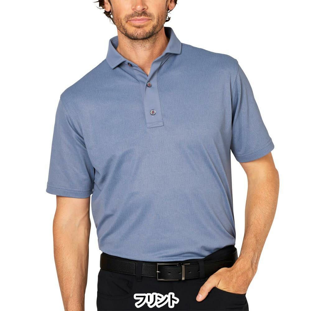 フットジョイ FootJoy メンズ ワイドカラー鹿の子 半袖 ポロシャツ FJ-S25-S21 2025年モデル