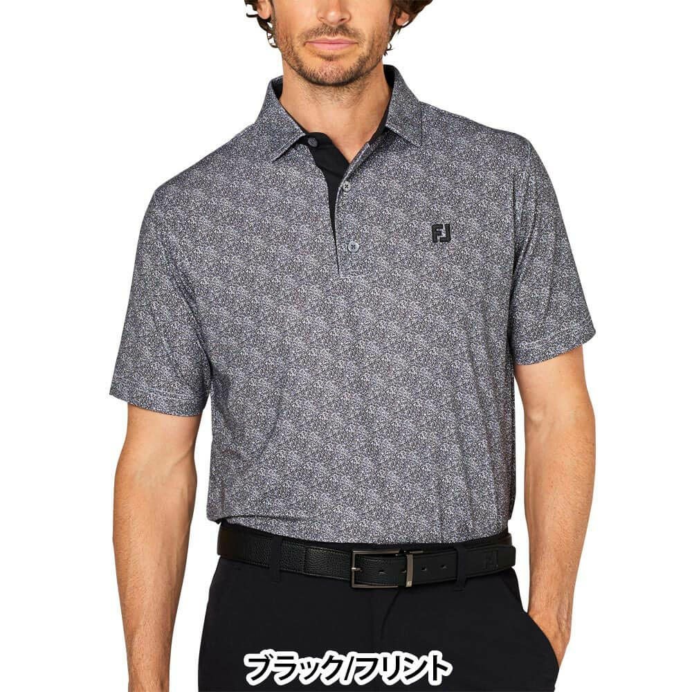 フットジョイ FootJoy　メンズ スプレーミストプリント 半袖 ポロシャツ FJ-S25-S22　2025年モデル 詳細8