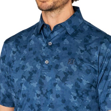 フットジョイ FootJoy　メンズ ポップカモプリント 半袖 ポロシャツ FJ-S25-S24　2025年モデル 詳細7