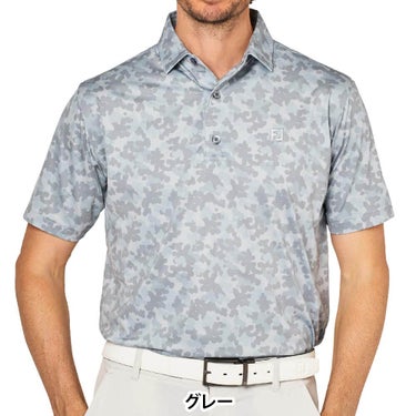 フットジョイ FootJoy　メンズ ポップカモプリント 半袖 ポロシャツ FJ-S25-S24　2025年モデル 詳細11