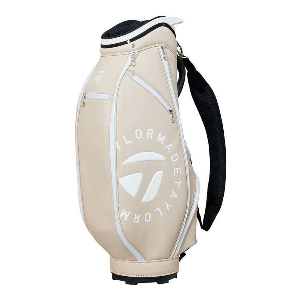 テーラーメイド　サークルロゴ キャディバッグ UN747 M13565 ベージュ　2025年モデル 詳細1
