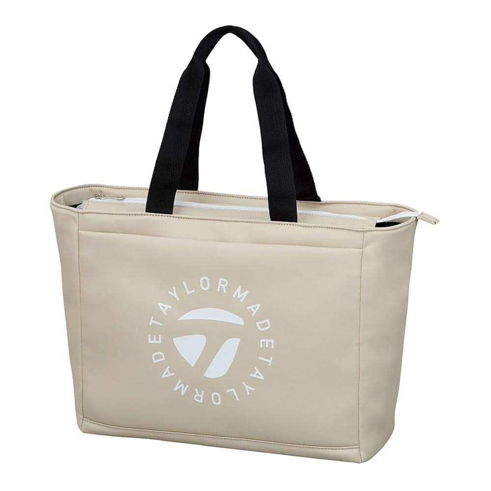 テーラーメイド　サークルロゴ トートバッグ UN749 M13573 ベージュ　2025年モデル 詳細1