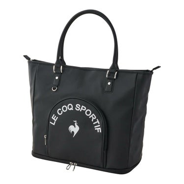ルコック Le coq sportif　レディース シューズ収納付き 二層式 ボストンバッグ LG5SBB00L BK ブラック　2025年モデル ブラック