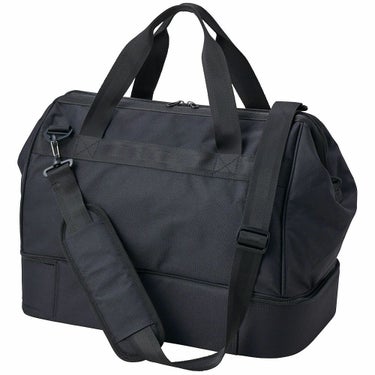 ルコック Le coq sportif　メンズ シューズ収納付き 二層式 ボストンバッグ LG5SBB00M BK ブラック　2025年モデル ブラック