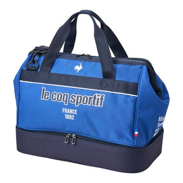 ルコック Le coq sportif　メンズ シューズ収納付き 二層式 ボストンバッグ LG5SBB00M BL ブルー　2025年モデル ブルー