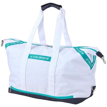 ルコック Le coq sportif　レディース シューズ収納付き 二層式 ベーシック ボストンバッグ LG5SBB01L WH ホワイト　2025年モデル ホワイト 詳細2