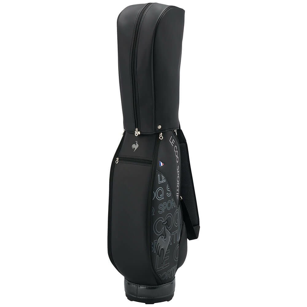 ルコック Le coq sportif　レディース グラデーションデザイン キャディバッグ LG5SCB00L BK ブラック　2025年モデル ブラック