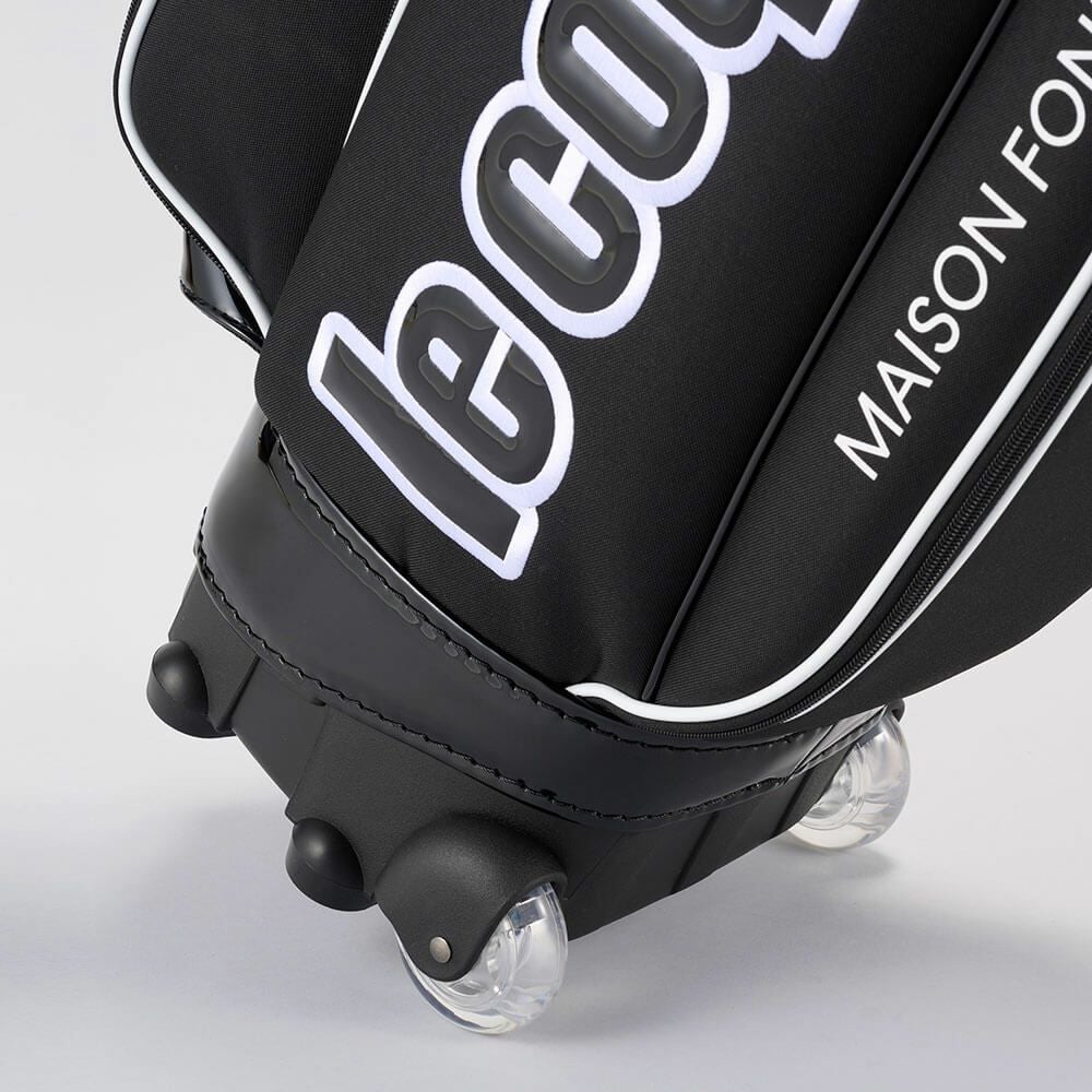 ルコック Le coq sportif　キャスター付き キャディバッグ LG5SCB00U BK ブラック　2025年モデル ブラック