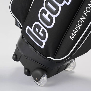 ルコック Le coq sportif　キャスター付き キャディバッグ LG5SCB00U BK ブラック　2025年モデル ブラック