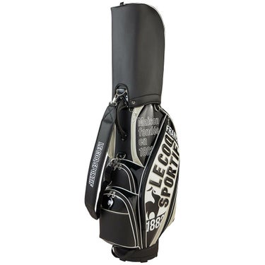 ルコック Le coq sportif　メンズ グラフィックデザイン キャディバッグ LG5SCB02M BK ブラック　2025年モデル ブラック 詳細2