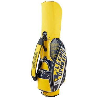 ルコック Le coq sportif　メンズ グラフィックデザイン キャディバッグ LG5SCB02M YL イエロー　2025年モデル イエロー 詳細2