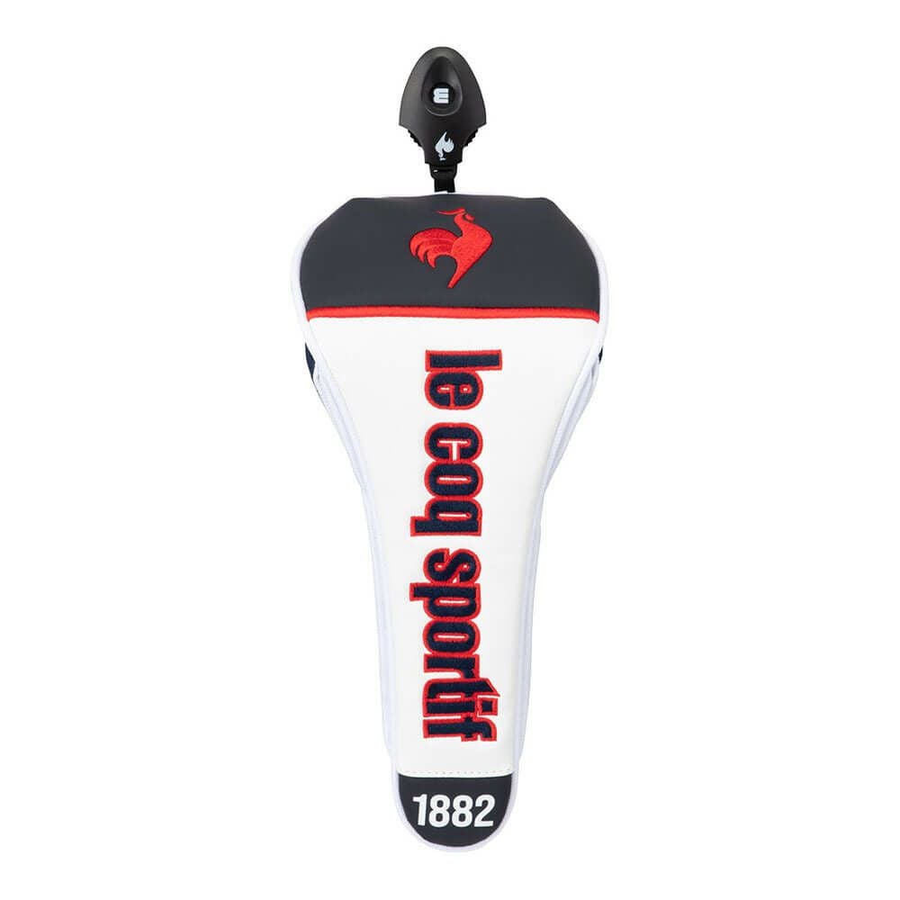 ルコック Le coq sportif　メンズ フェアウェイウッド用 ヘッドカバー マグネットタイプ LG5SHC30M WH ホワイト　2025年モデル ホワイト