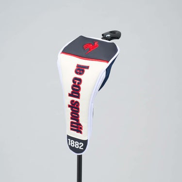 ルコック Le coq sportif　メンズ ユーティリティ用 ヘッドカバー マグネットタイプ LG5SHC40M WH ホワイト　2025年モデル ホワイト 詳細3