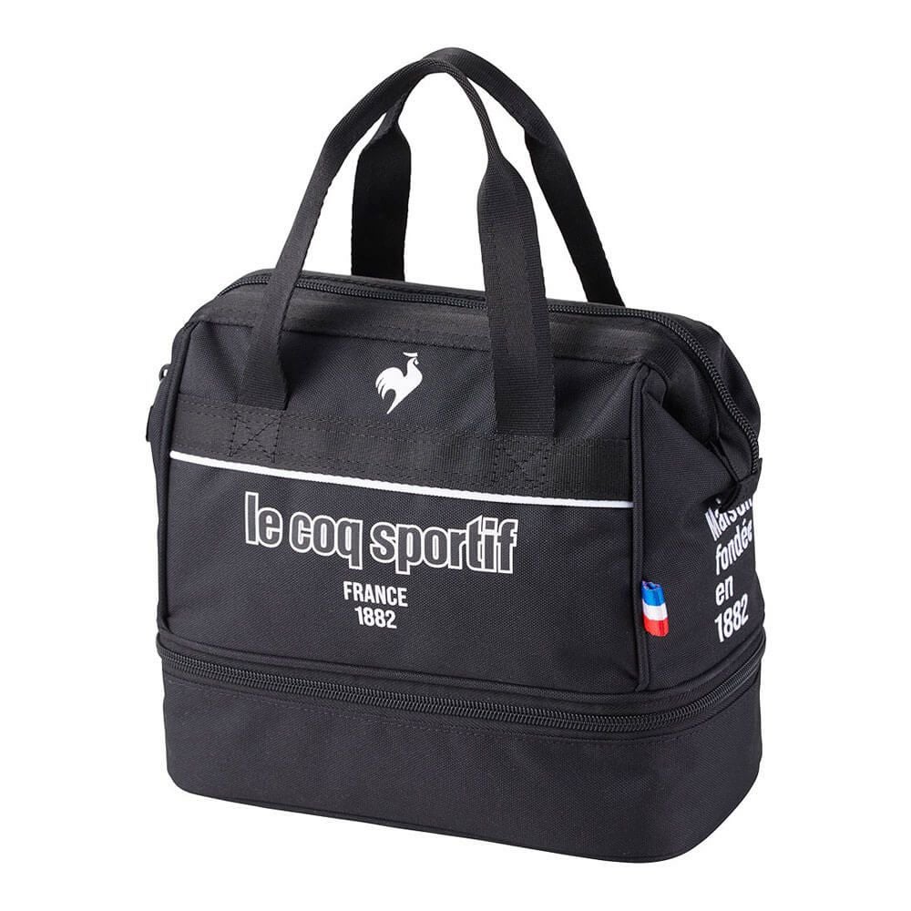 ルコック Le coq sportif　メンズ 保冷機能付き 二層式 カートポーチ LG5STT40M BK ブラック　2025年モデル ブラック