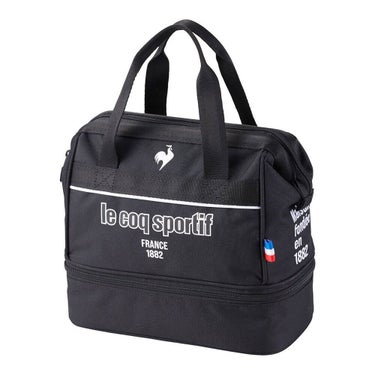 ルコック Le coq sportif　メンズ 保冷機能付き 二層式 カートポーチ LG5STT40M BK ブラック　2025年モデル ブラック