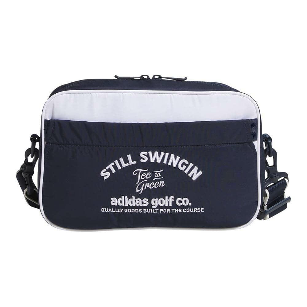 アディダス adidas　レディース ストラップ付き グラフィック ポーチ KTI98 JF4639 カレッジネイビー　2025年モデル カレッジネイビー