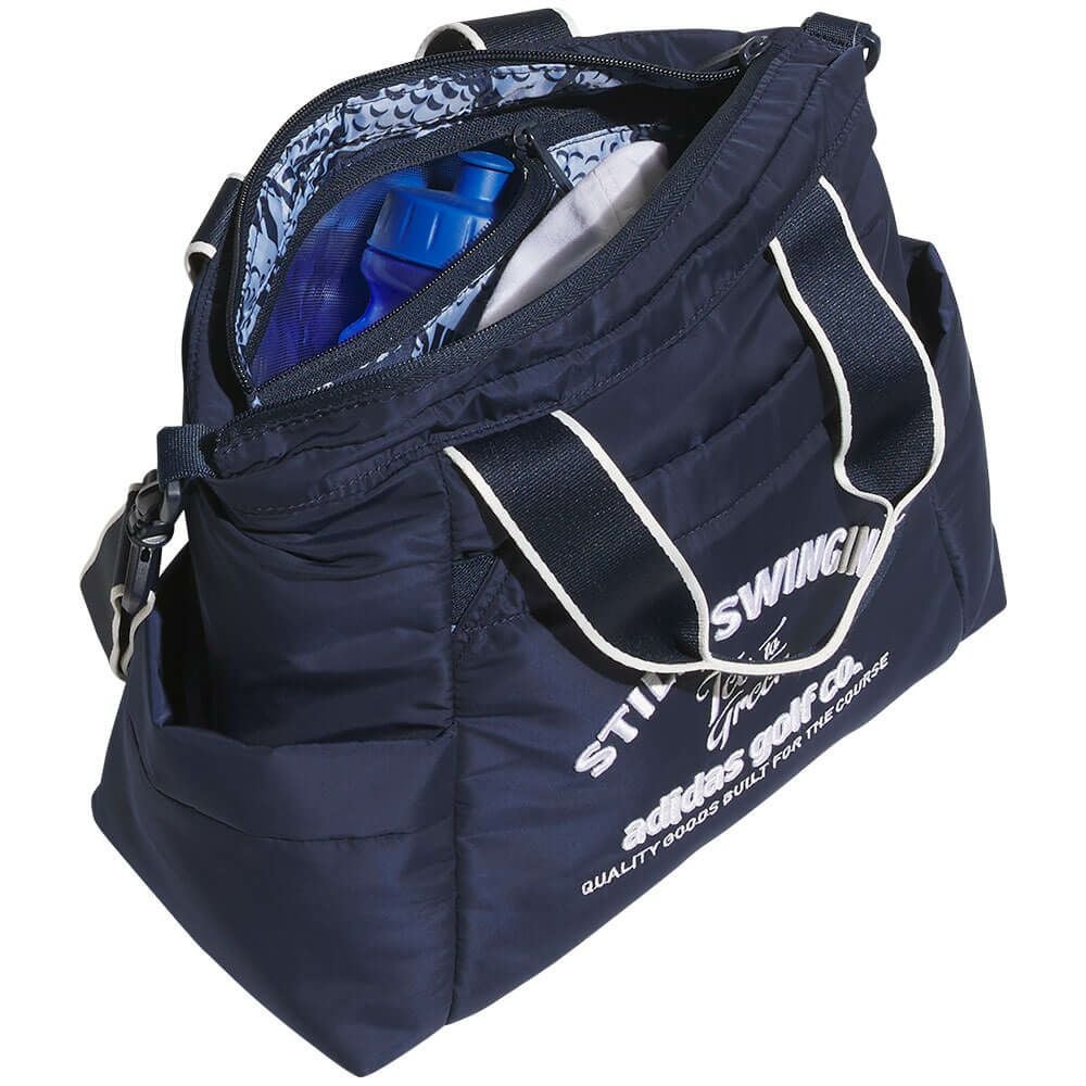 アディダス adidas　レディース 保冷ポケット付き グラフィック ラウンドバッグ KTI99 JG3916 パウダーイエロー　2025年モデル 詳細4