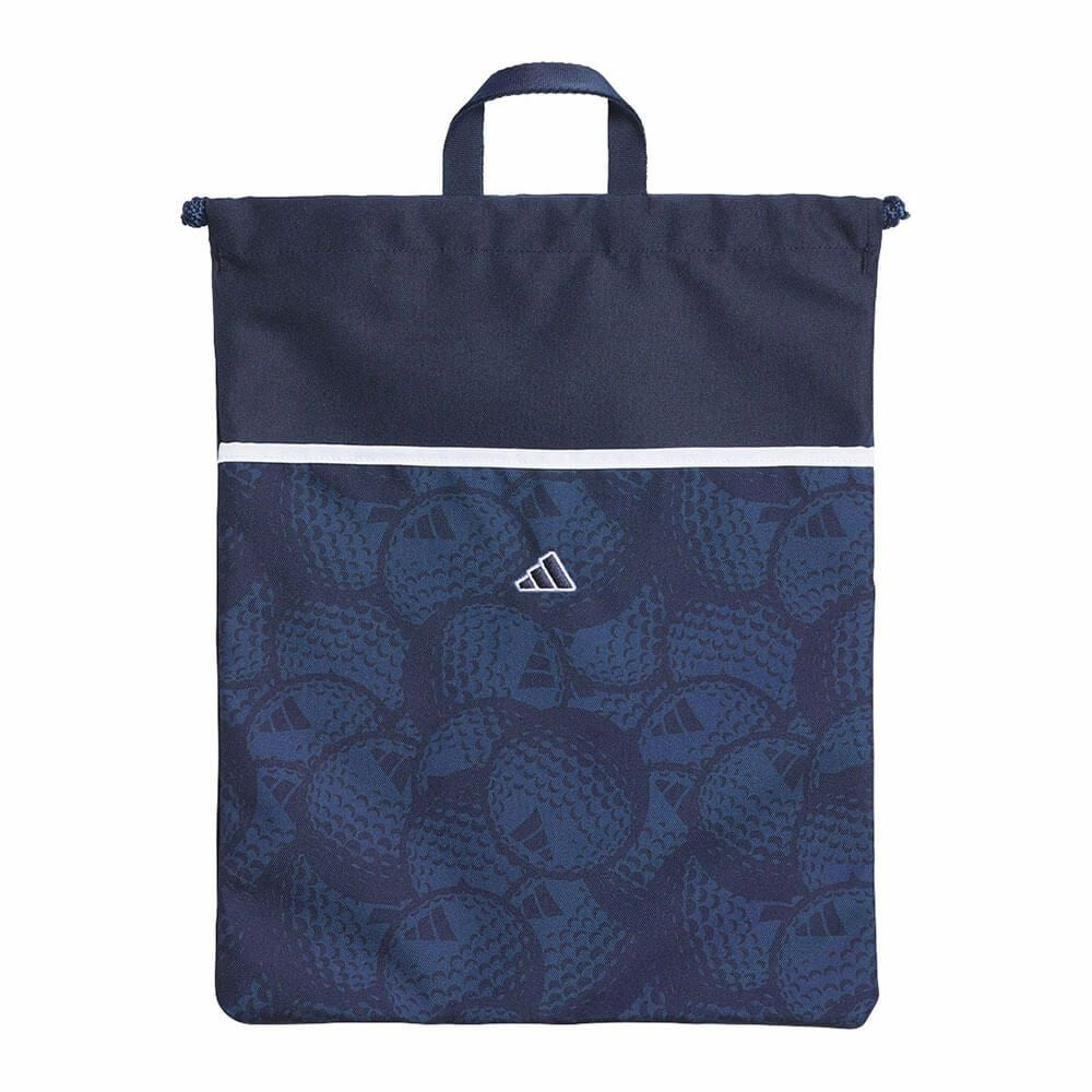 アディダス adidas　ゴルフボールグラフィック シューズケース RF038 JY0858 カレッジネイビー　2025年モデル カレッジネイビー
