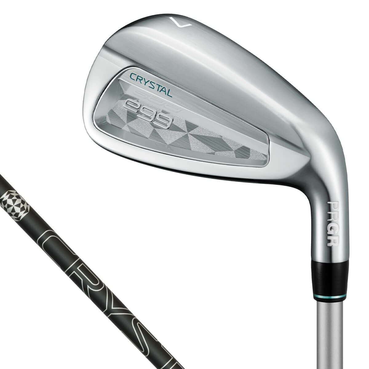 プロギア PRGR　CRYSTAL egg クリスタルエッグ　レディース アイアン　4本セット（＃7～9、PW） クリスタルオリジナルシャフト　2025年モデル