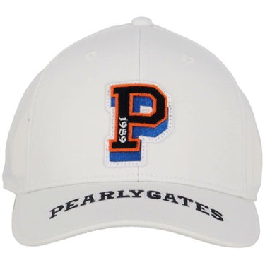 パーリーゲイツ PEARLY GATES　リサイクルツイル BASIC キャップ 053-5187201 030 ホワイト　2025年モデル 詳細3
