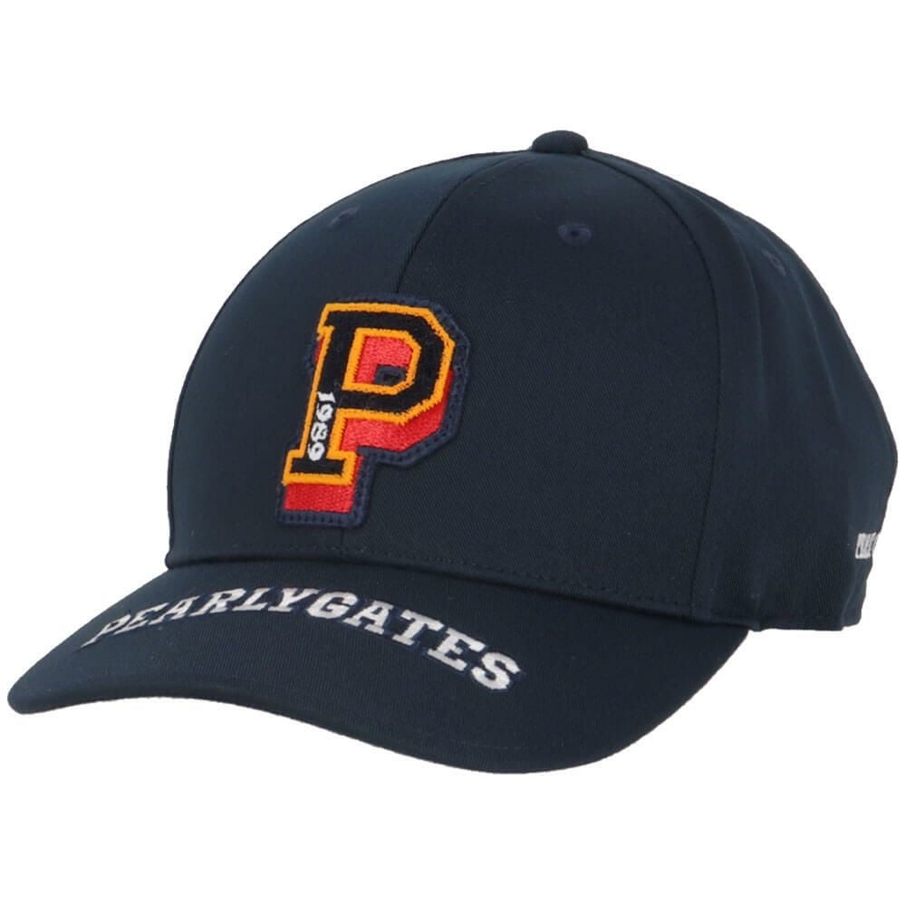 パーリーゲイツ PEARLY GATES リサイクルツイル BASIC キャップ 053-5187201 120 ネイビー 2025年モデル