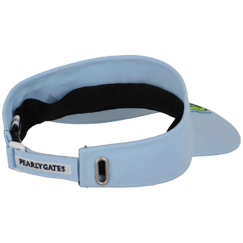 パーリーゲイツ PEARLY GATES　リサイクルツイル BASIC バイザー 053-5187202 110 アイスブルー　2025年モデル 詳細2