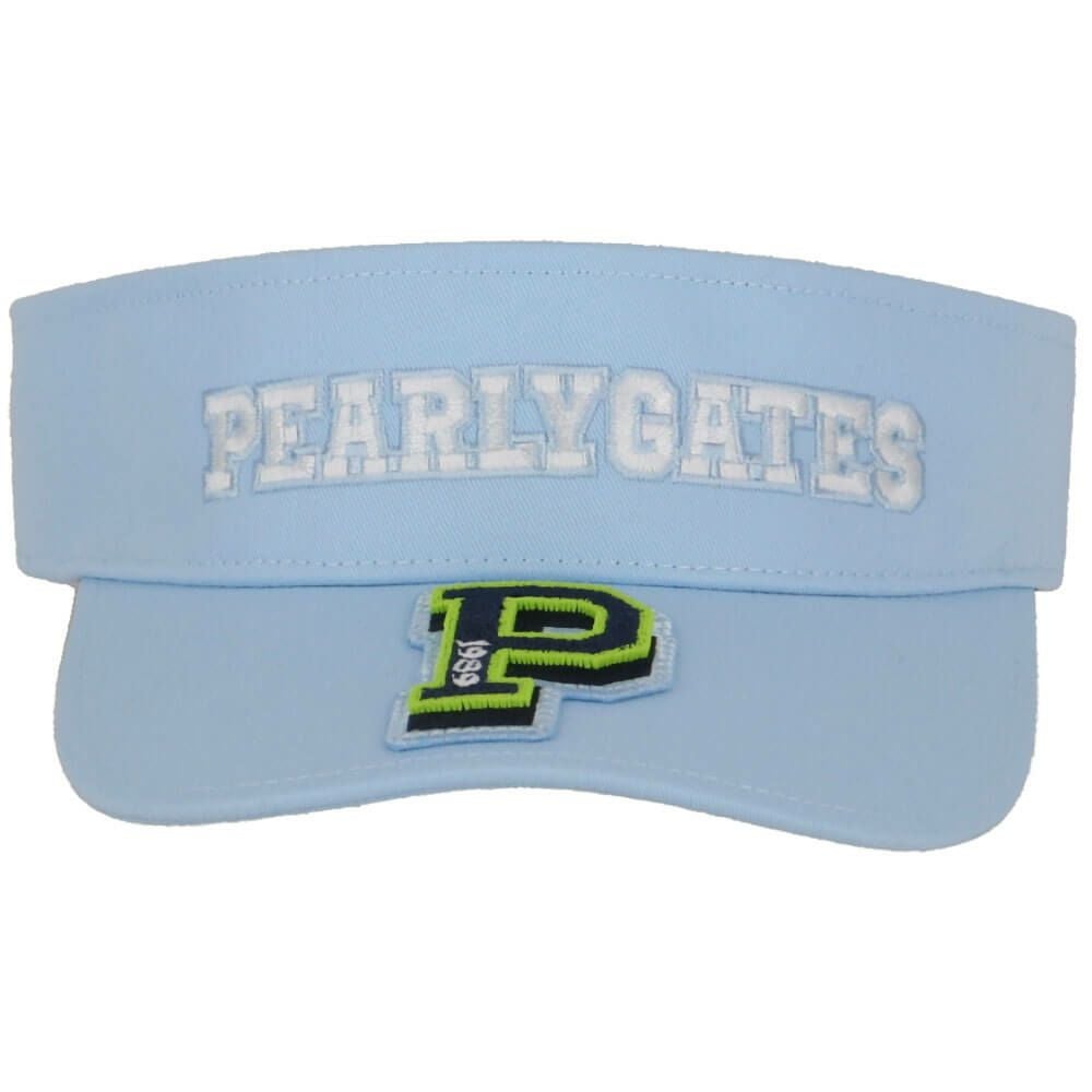 パーリーゲイツ PEARLY GATES　リサイクルツイル BASIC バイザー 053-5187202 110 アイスブルー　2025年モデル 詳細3