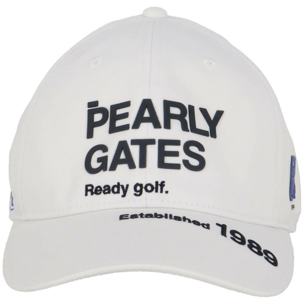 パーリーゲイツ PEARLY GATES　SWITCH ON リサイクル ツイル キャップ 053-5187301 030 ホワイト　2025年モデル 詳細4