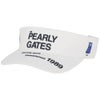 パーリーゲイツ PEARLY GATES　SWITCH ON リサイクル ツイル バイザー 053-5187302 030 ホワイト　2025年モデル