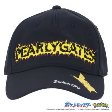 パーリーゲイツ PEARLY GATES　ポケモン ピカチュウ キャップ 053-5187331 120 ネイビー　2025年モデル 詳細3