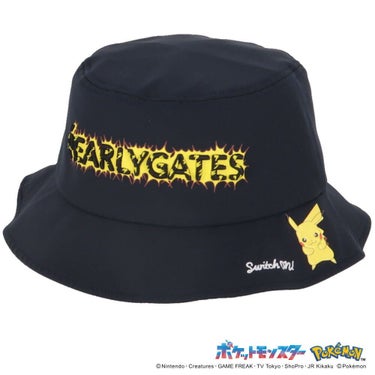 パーリーゲイツ PEARLY GATES　ポケモン ピカチュウ ハット 053-5187332 120 ネイビー　2025年モデル 詳細2