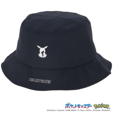パーリーゲイツ PEARLY GATES　ポケモン ピカチュウ ハット 053-5187332 120 ネイビー　2025年モデル 詳細3