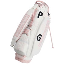 パーリーゲイツ PEARLY GATES　LIMITED02 合皮 スタンド式 キャディバッグ 053-5980201 031 ホワイト×ベビーピンク　2025年モデル