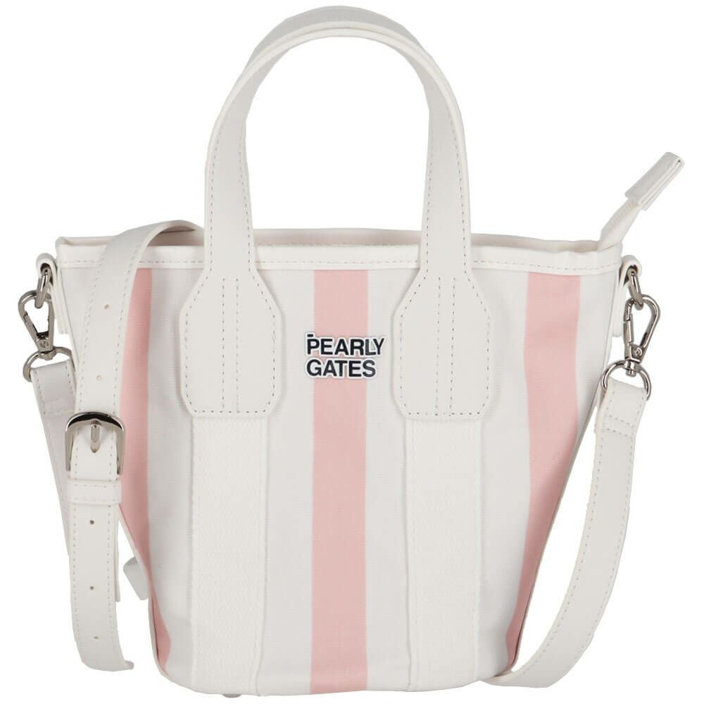 パーリーゲイツ PEARLY GATES　ストライプ カートバッグ 053-5181301 091 ピンク　2025年モデル
