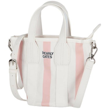 パーリーゲイツ PEARLY GATES　ストライプ カートバッグ 053-5181301 091 ピンク　2025年モデル 詳細2